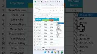 MOD Function to calculate the working hours in Excel 