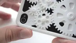 Чехол-шестеренка для iPhone 4S, напечатанный на 3D-принтере