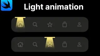 SwiftUI:Custom TabBar With Light animation