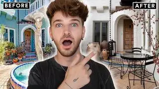 I PAINTED MY HOUSE + Courtyard Makeover! (The Cost & Process)