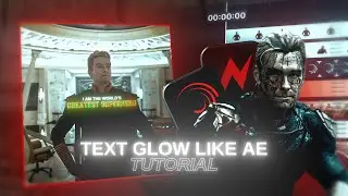 Text glow like after effects on ALIGTH MOTION + NODE VIDEO [ FOR FREE ]