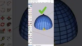 Fast 3D Glass Dome in SketchUp | JHS Plugin #sketchup #sketchupplugin