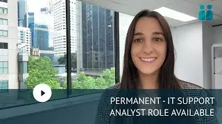 PERMANENT - IT SUPPORT ANALYST ROLE AVAILABLE