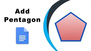 How to add a pentagon in google docs