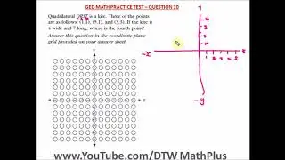 GED Math Test 2021 - Graph and Slope