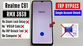 Realme C61 (RMX3939) Frp Bypass/Unlock Without Pc | Realme C61 Google Account Bypass Android 14