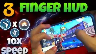 Best 3 Finger Super Fast Movement Custom HUD Setting | Best Custom HUD For Auto Headshot 2024