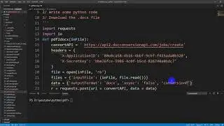 PDF to DOCX using Python