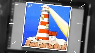 Drawing a Lighthouse on the iPad Pro