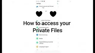 How to hide files in OPPO A12 - Private Safe feature | The Public School Teacher