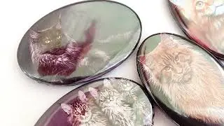 Брошь рыжий Мейн-кун коть