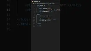 VS CODE tips and tricks | Class and ID #html  #javascript #coding #programming #development