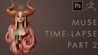 Zbrush Speed Sculpt Timelapse (Twitch Recap) - Part 2