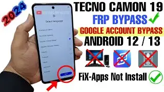 Tecno Camon 19 FRP Bypass Android 13 | Tecno Camon 19 Pro FRP Bypass Without PC | Camon 19 Neo FRP