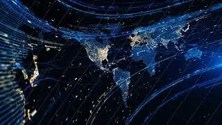 News World Map Background Loop