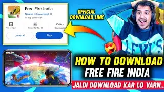 HOW TO DOWNLOAD FREE FIRE INDIA | FREE FIRE DOWNLOAD LINK | FREE FIRE INDIA ON PLAY STORE