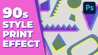 How to Create a 90s Style Print Effect in Photoshop (Risograph Effect)