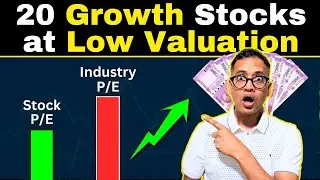 20 GROWTH Stocks at LOW Valuation - Time to Buy? Rahul Jain Analysis #stockmarket #rahuljainfinance