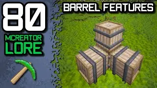 Custom Barrel Features | MCreator Lore | Ep80