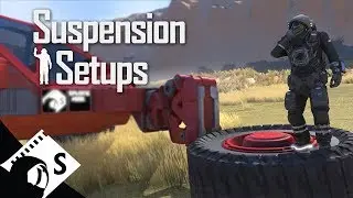 Space Engineers Testing: Suspension Setups (tips, testing and tutorials for survival)