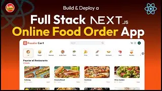 Build & Deploy Full Stack NextJs Online Food Ordering App : React.Js, Tailwind Css, Clerk