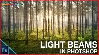 How to create Photoshop Light Beam tutorial - Photoshop Light Rays