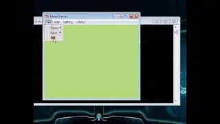 Tkinter Menu Using Page GUI Builder