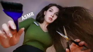 ASMR [Roleplay] Hairdresser 💇 Haircut, Massage, Care ✂