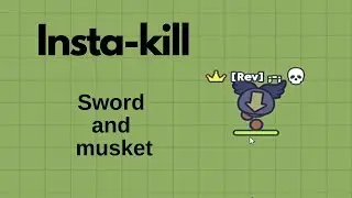 Moomoo.io - Insta Kill | Sword and musket