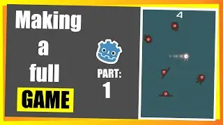 making a full game using godot PART : 1 | godot tutorial in hindi | Dodge the creep |   #GODOT