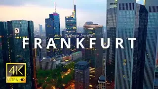 Frankfurt, Germany 🇩🇪 in 4K ULTRA HD 60 FPS by Drone