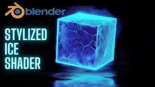 How to Make Stylized ICE Shader in blender 2.93 | (Cycles Tutorial)