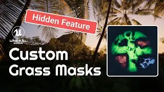 Create Custom Landscape Grass Masks in Unreal Engine 5. It's a Hidden Feature