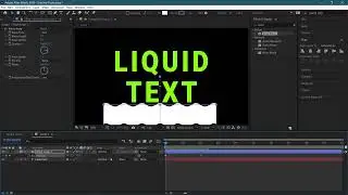 Liquid Text Animation in After Effects in Just 3 Minutes