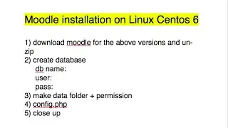 Moodle installation on Linux Centos 6 Mysql 5.1 php 5.3