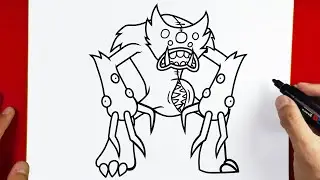 How to Draw KILLY WILLY - Poppy Playtime