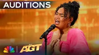 Brooke Bailey Sings Aint No Way by Aretha Franklin | Auditions | AGT 2024