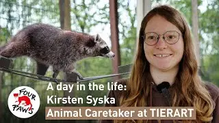 A Day in the Life with Animal Caretaker Kirsten at TIERART Wild Animal Sanctuary | FOUR PAWS USA