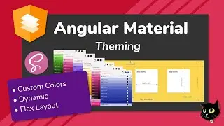 Angular Material Theming, with Fx-Layout, Sass, and color service