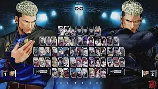 The King of Fighters XV - All Characters & Colors + Stages & DLC (Goenitz) *Updated*