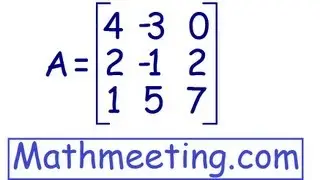 Determinant of 3x3 matrix