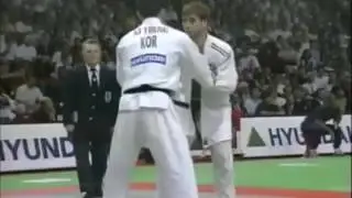 JUDO 1997 World Championships: Ki-Young Jeon 전기영 (KOR) - Jose Vicbart Geraldino (DOM)