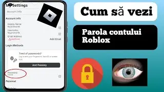 Cum să vă vedeți parola contului Roblox (dacă ați uitat-o) 2024. Vezi Parola Parola Roblox