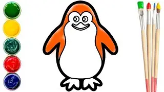 How to Draw a Children's penguin | Как рисовать пингвин | pingvin qanday chizish mumkin