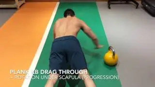 Plank KB Drag Through For True Scapular Strength