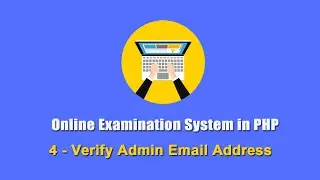 4 - Verify Admin Email Address - Online Examination System in PHP