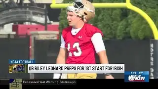 Riley Leonard prepping for first start for Notre Dame