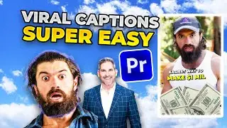 Learn How to Create Trendy Captions like Alex Hormozi in 2023 using Premier Pro| Step-by-Step