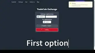Upcoming TradeCoin update.
