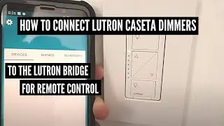 How To Connect Lutron Dimmer Switch To Lutron Connect Bridge